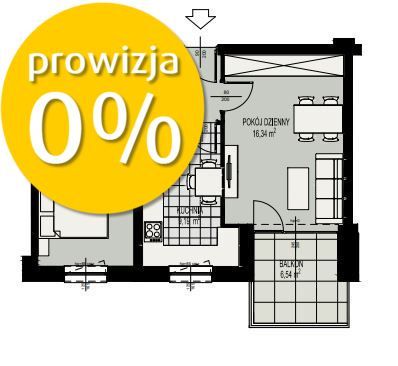 Mieszkanie 2-pokojowe Lublin Dziesiąta, ul. Wyścigowa. Zdjęcie 3