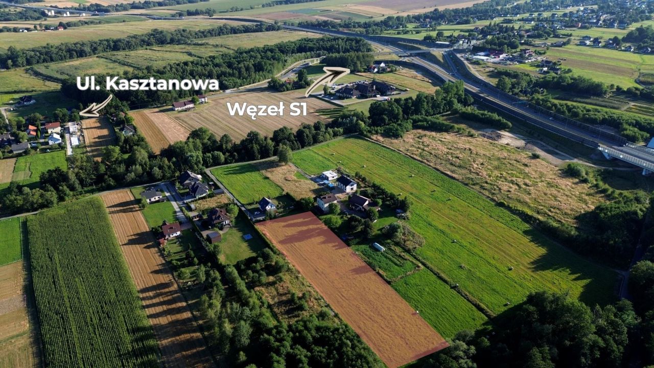 Działka budowlana Łodygowice, ul. Topolowa. Zdjęcie 4
