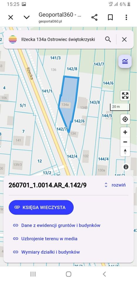 Działka budowlana Ostrowiec Świętokrzyski, ul. Iłżecka. Zdjęcie 2