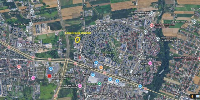 Działka budowlana Płock Podolszyce, ul. Zbożowa. Zdjęcie 1
