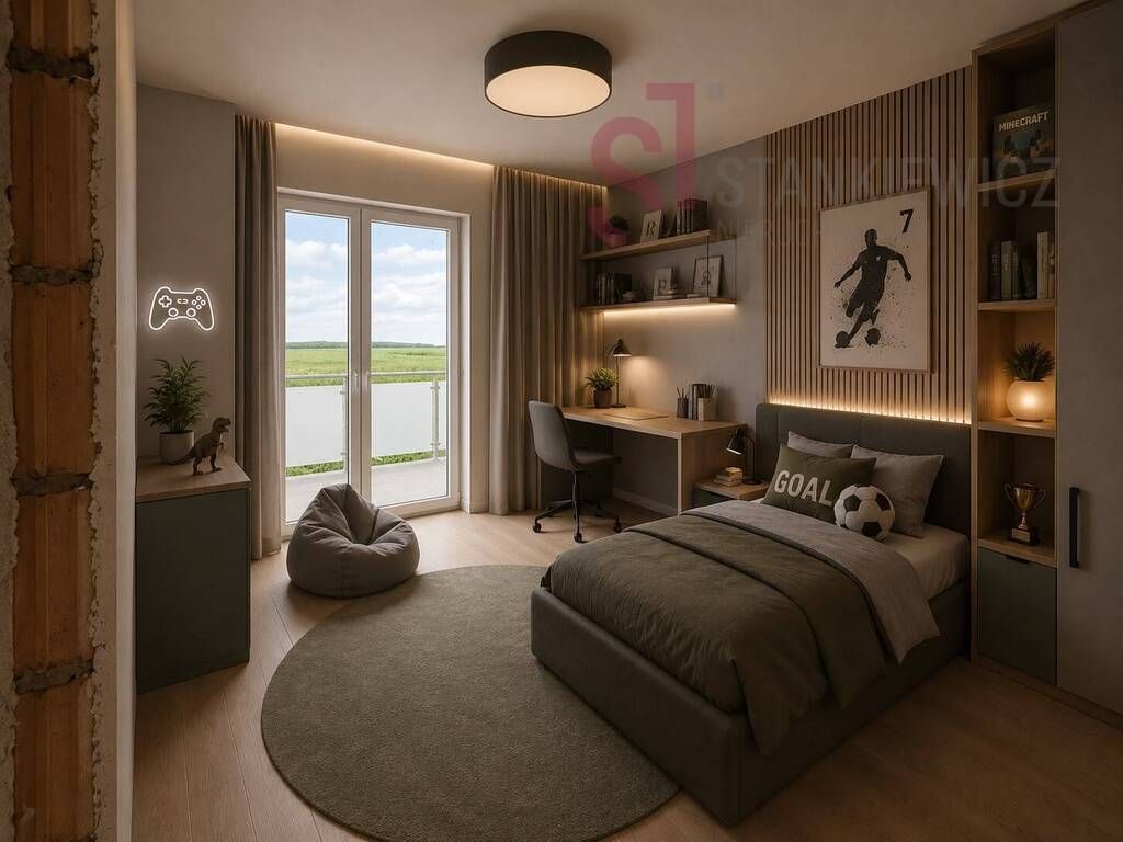 bliźniak, 4 pokoje Jezierzyce Kościelne. Zdjęcie 9