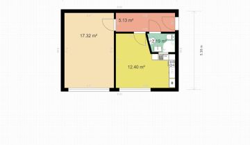 Mieszkanie 2-pokojowe Olsztyn Pojezierze, ul. Dworcowa