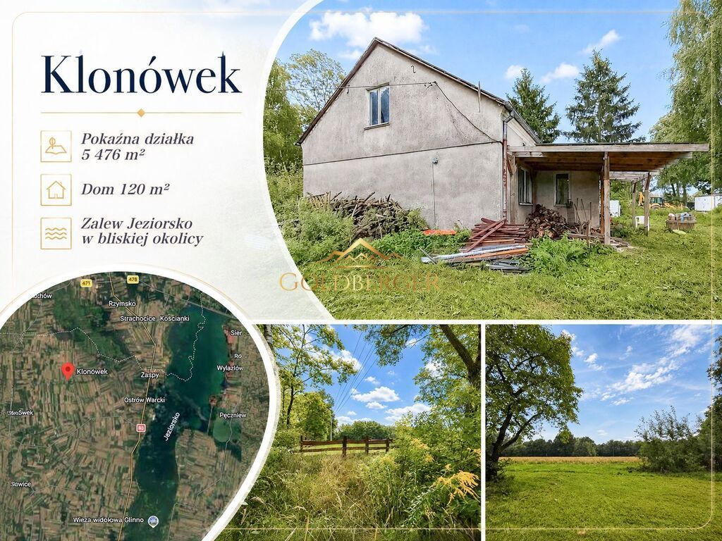 dom wolnostojący, 3 pokoje Klonówek. Zdjęcie 1