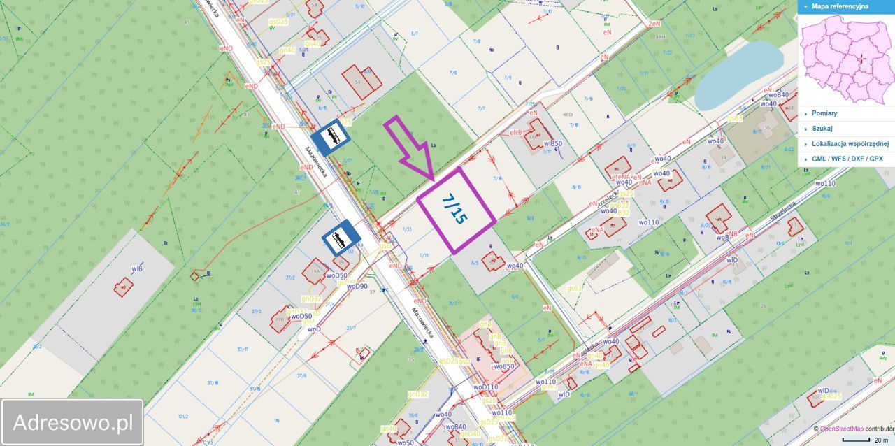 Działka budowlana Marynin. Zdjęcie 6