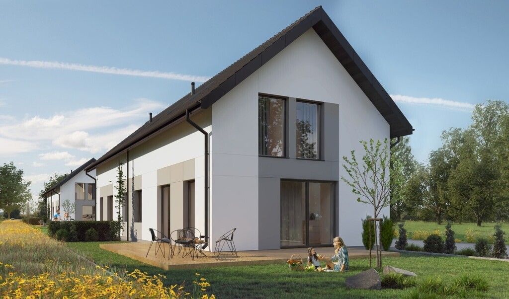 dom szeregowy, 5 pokoi Osielsko, ul. Jeziorańska. Zdjęcie 3