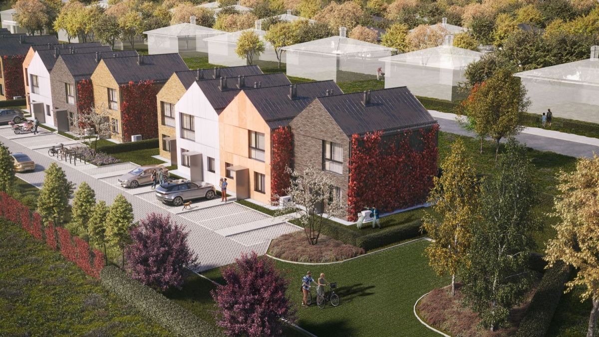 dom szeregowy, 5 pokoi Warszawa Ursus, ul. Zygmunta Markerta. Zdjęcie 3