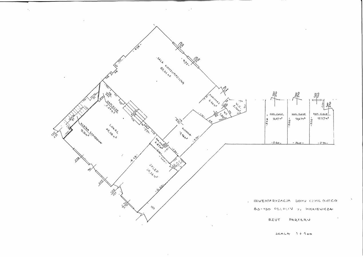kamienica Pelplin, ul. Mickiewicza. Zdjęcie 3