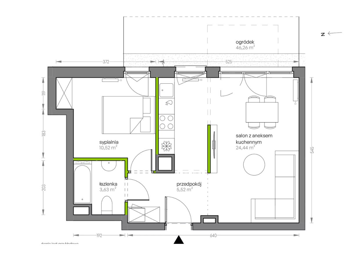 Mieszkanie 2-pokojowe Kraków Płaszów, ul. Myśliwska. Zdjęcie 25