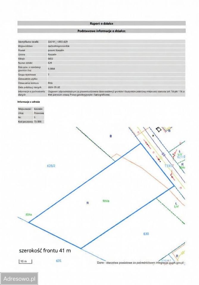 Działka budowlana Koszalin Jamno, ul. Promowa. Zdjęcie 3