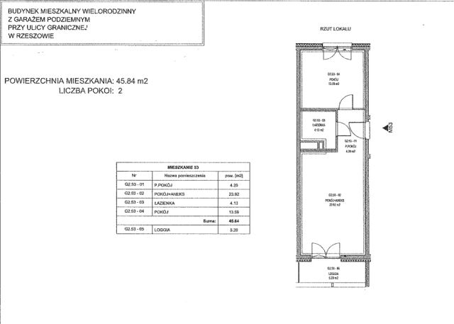Mieszkanie 2-pokojowe Rzeszów Śródmieście, ul. Graniczna. Zdjęcie 6