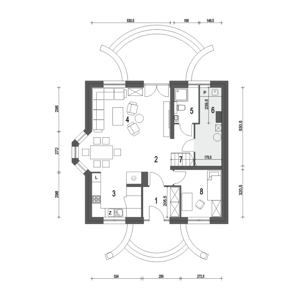 dom wolnostojący, 5 pokoi Wołów, ul. Wiśniowa. Zdjęcie 9