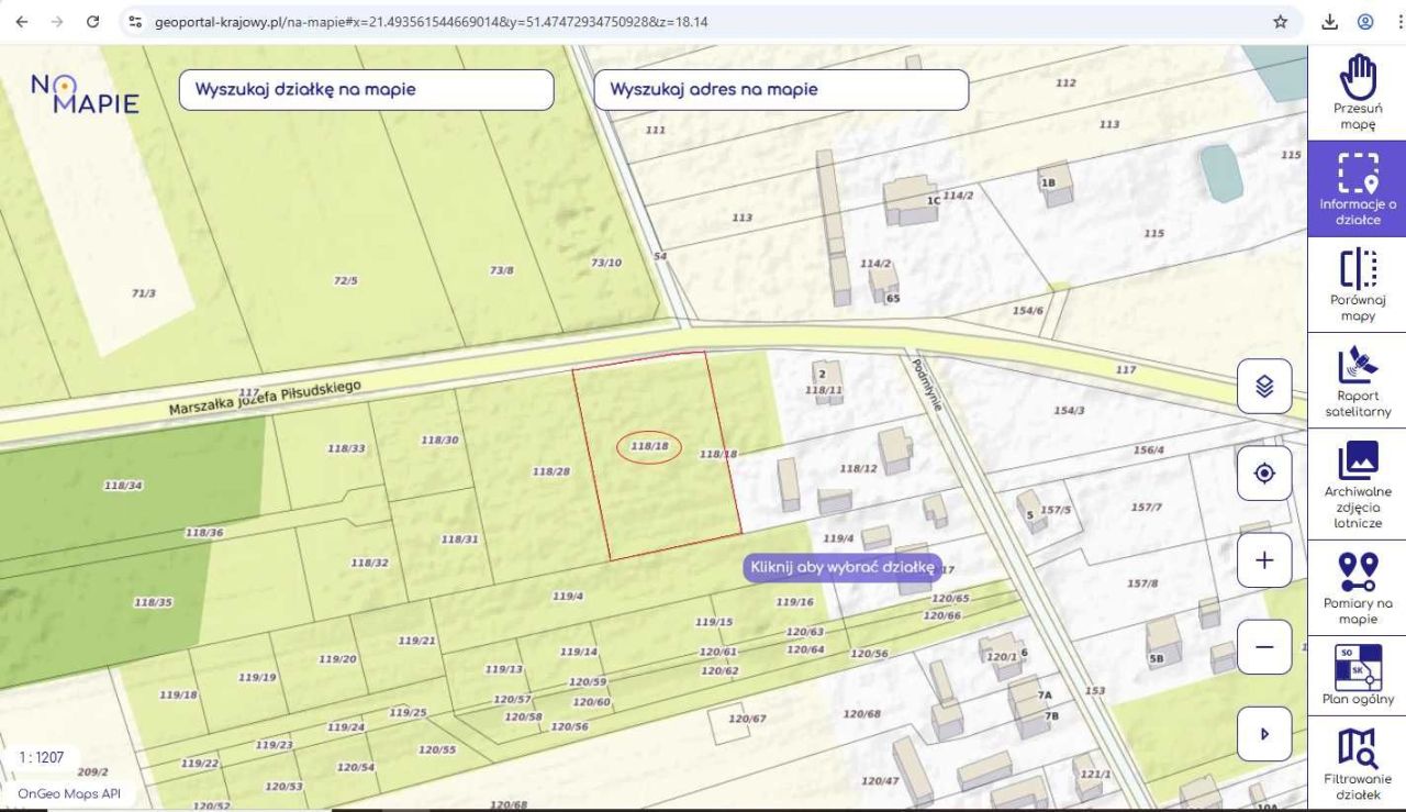 Działka budowlana Zalesie. Zdjęcie 2