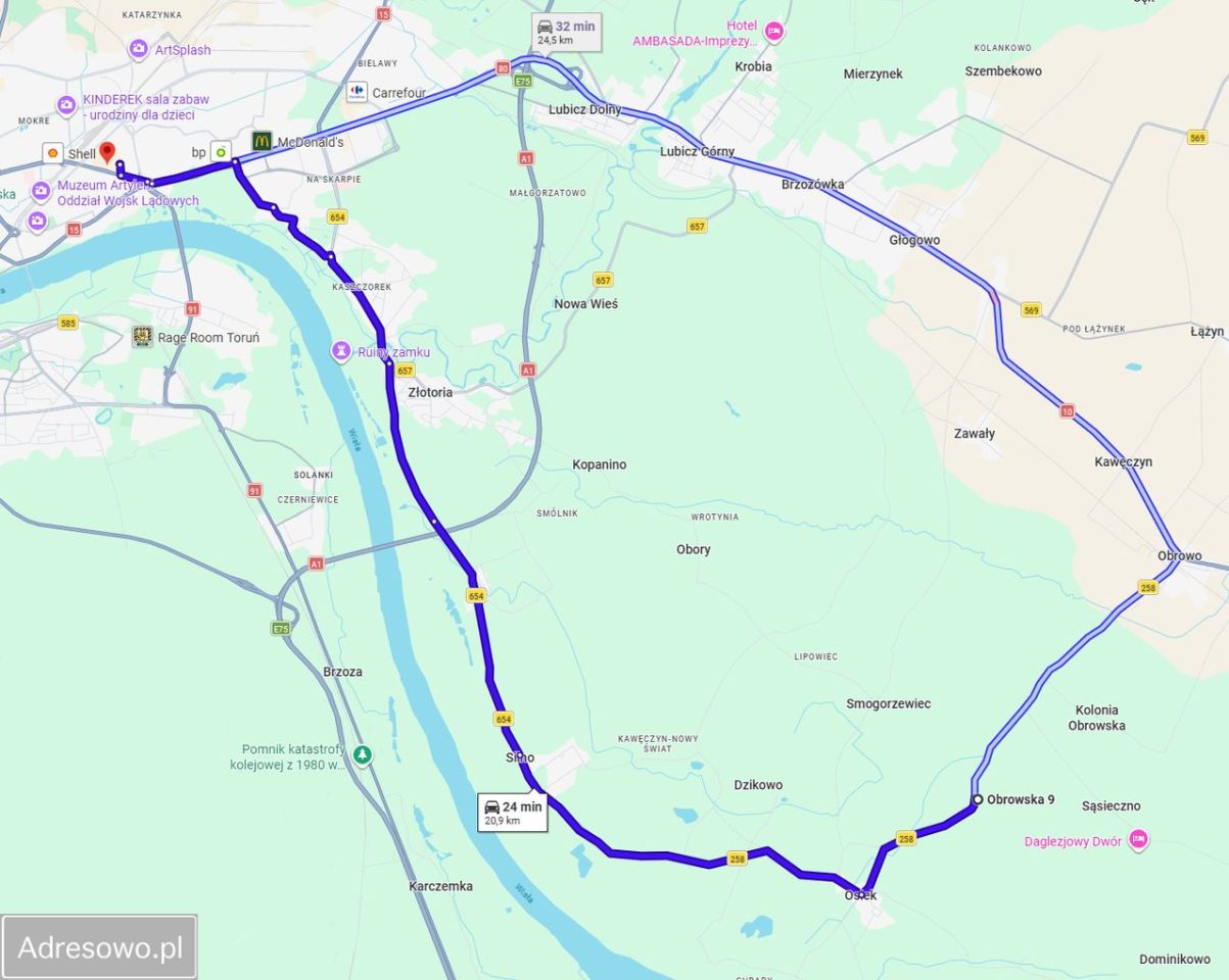 Działka budowlana Osiek nad Wisłą, ul. Obrowska. Zdjęcie 2