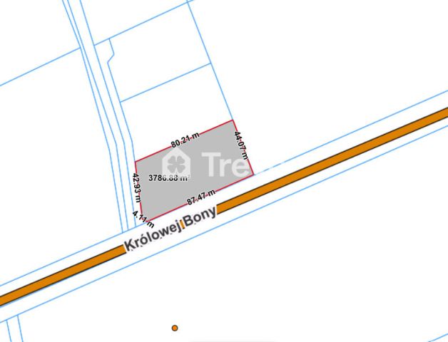 Działka rolna Wocławy, ul. Królowej Bony. Zdjęcie 2