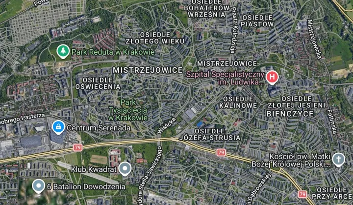 Mieszkanie 3-pokojowe Kraków Mistrzejowice, os. Tysiąclecia