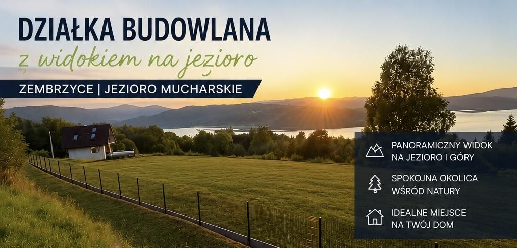 Działka budowlana Zembrzyce. Zdjęcie 2
