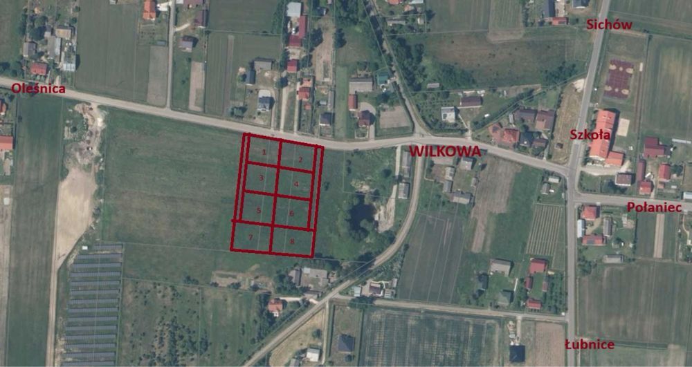 Działka budowlana Wilkowa. Zdjęcie 1