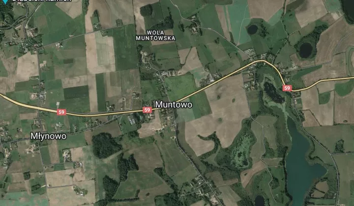 Działka inwestycyjna Muntowo