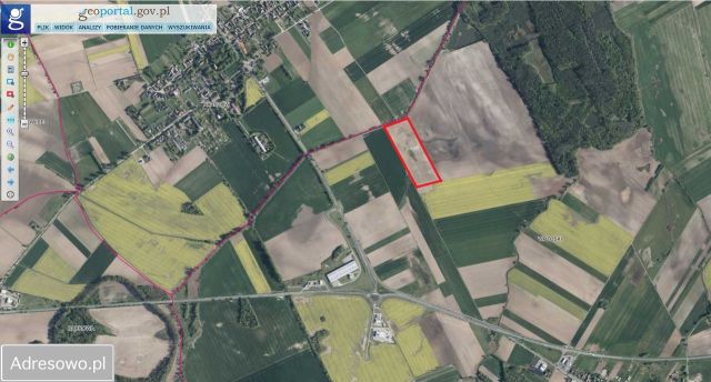 Działka inwestycyjna Opole Wrzoski. Zdjęcie 1