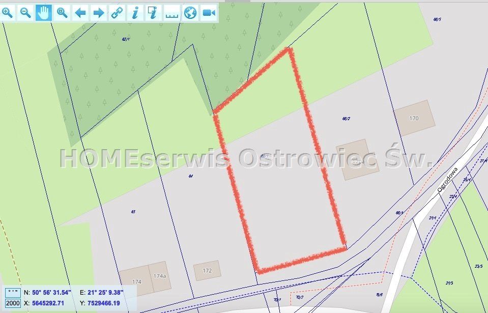 Działka Ostrowiec Świętokrzyski, ul. Ogrodowa. Zdjęcie 8