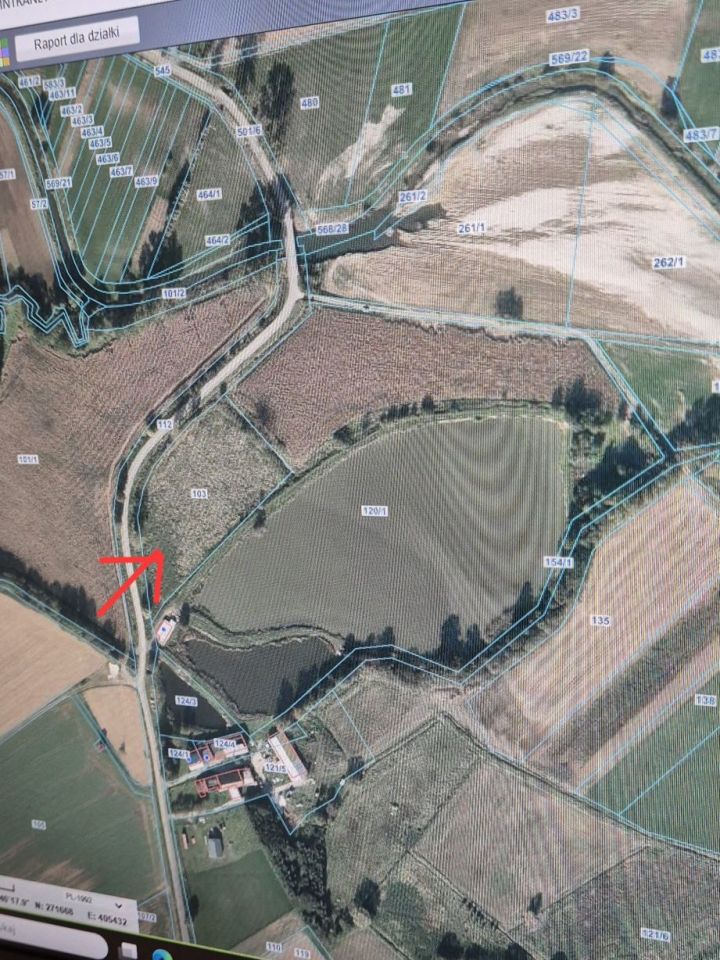 Działka rolna Krzyżkowice