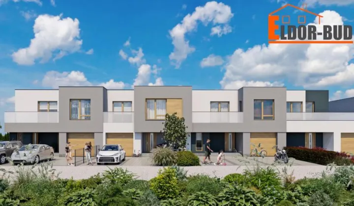 dom szeregowy, 4 pokoje Tobolice