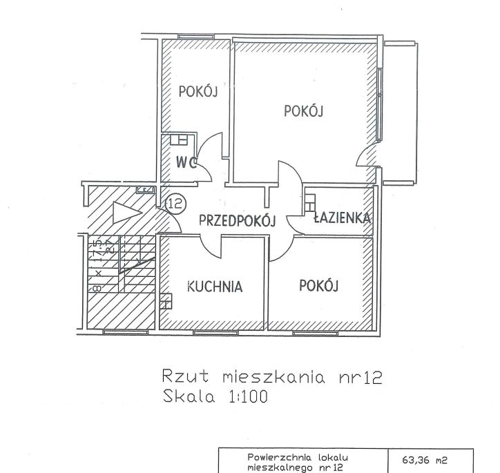 Mieszkanie 3-pokojowe Zduńska Wola, ul. Jarosława Iwaszkiewicza. Zdjęcie 18