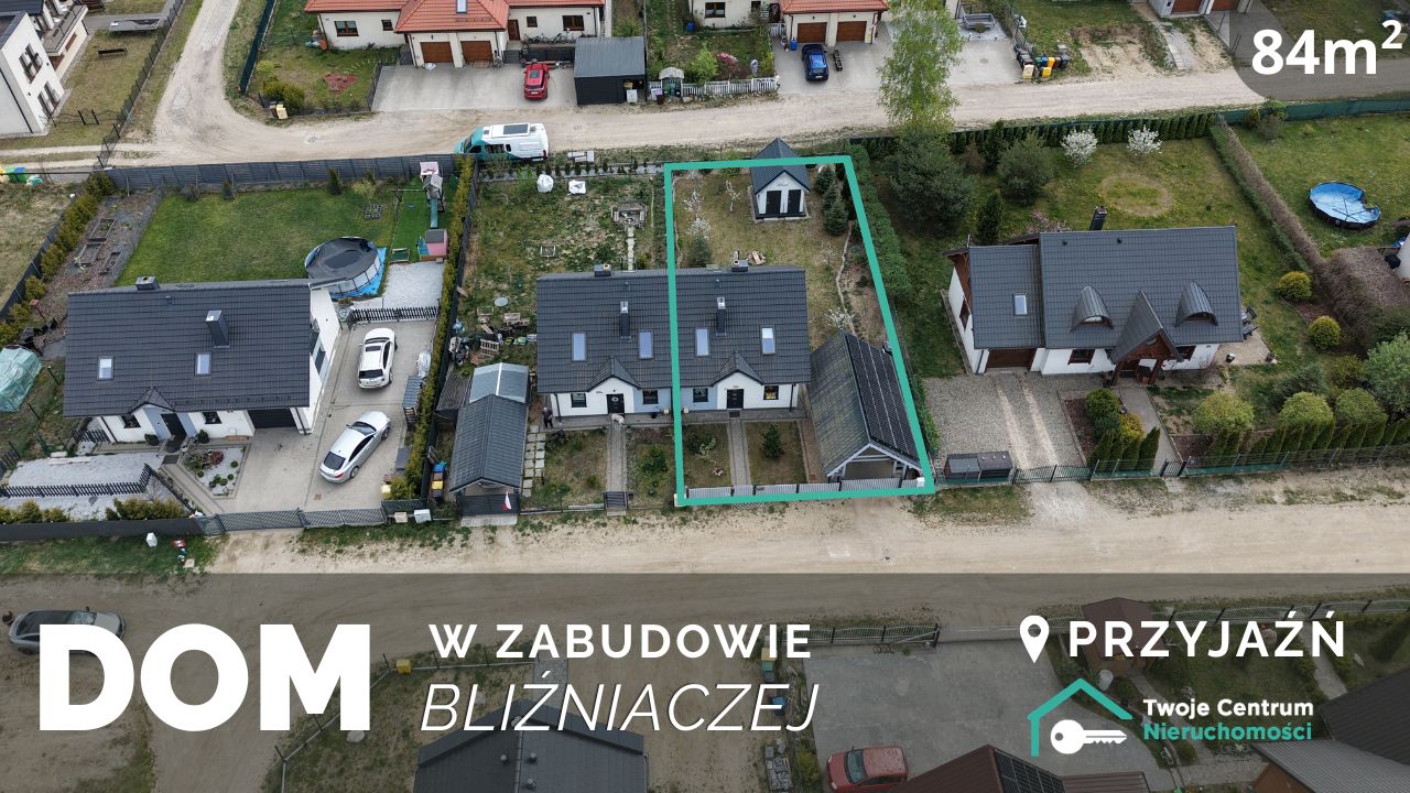 bliźniak, 3 pokoje Przyjaźń, ul. Przytulna. Zdjęcie 1