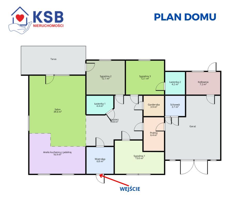 dom wolnostojący, 4 pokoje Miłków. Zdjęcie 23