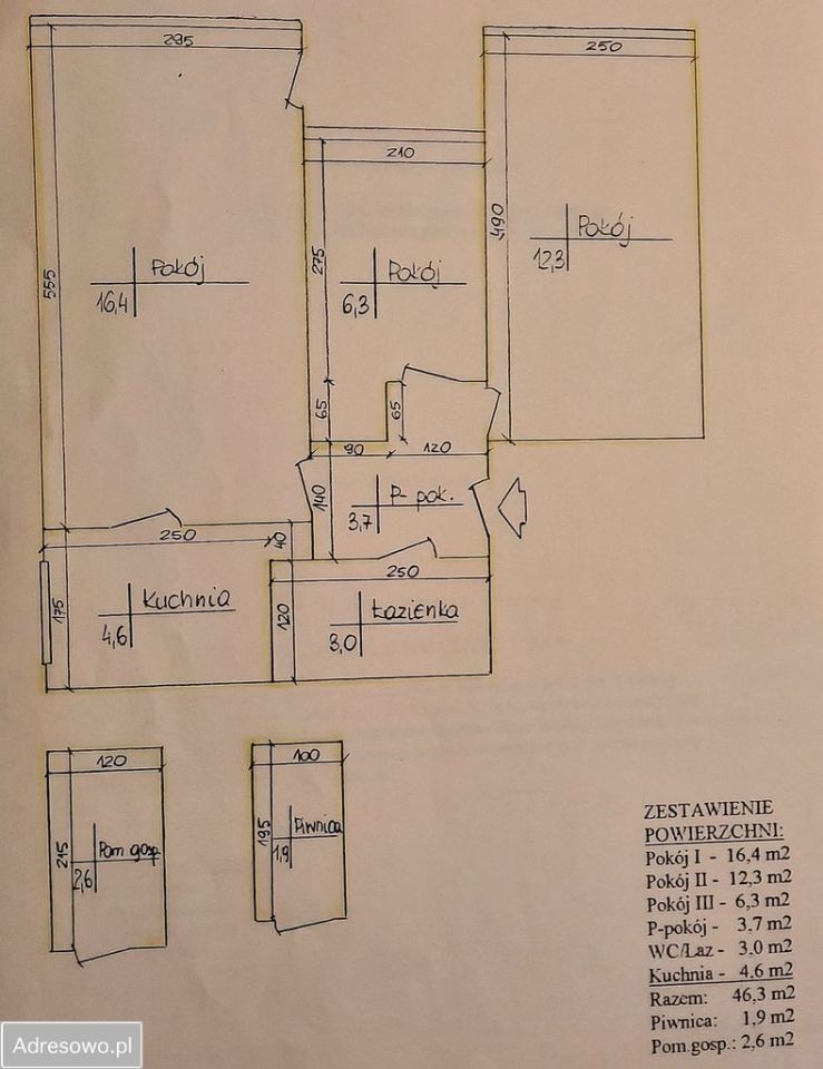 Mieszkanie 3-pokojowe Bielawa, os. Włókniarzy. Zdjęcie 21