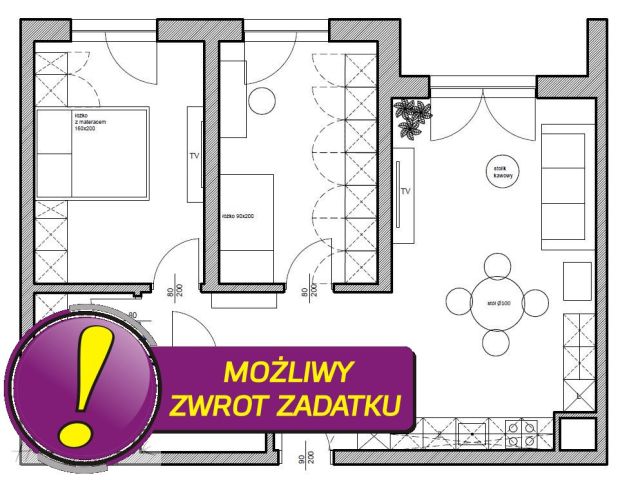 Mieszkanie 3-pokojowe Łódź Bałuty. Zdjęcie 18