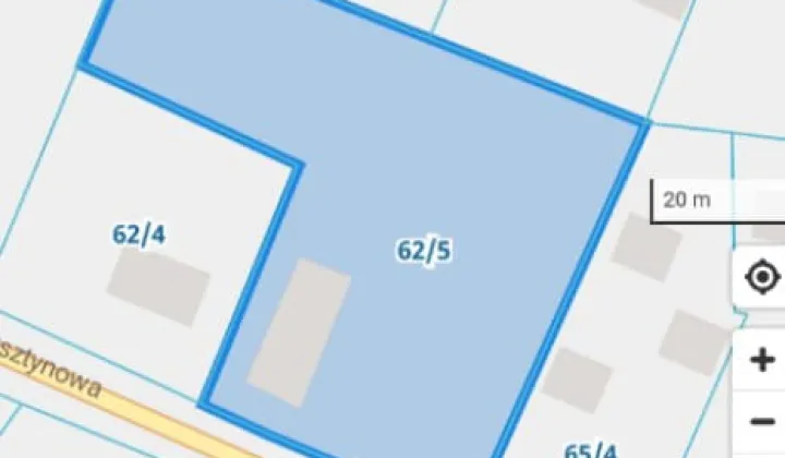 Działka inwestycyjna Kopalino, ul. Bursztynowa