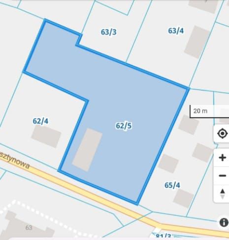 Działka inwestycyjna Kopalino, ul. Bursztynowa