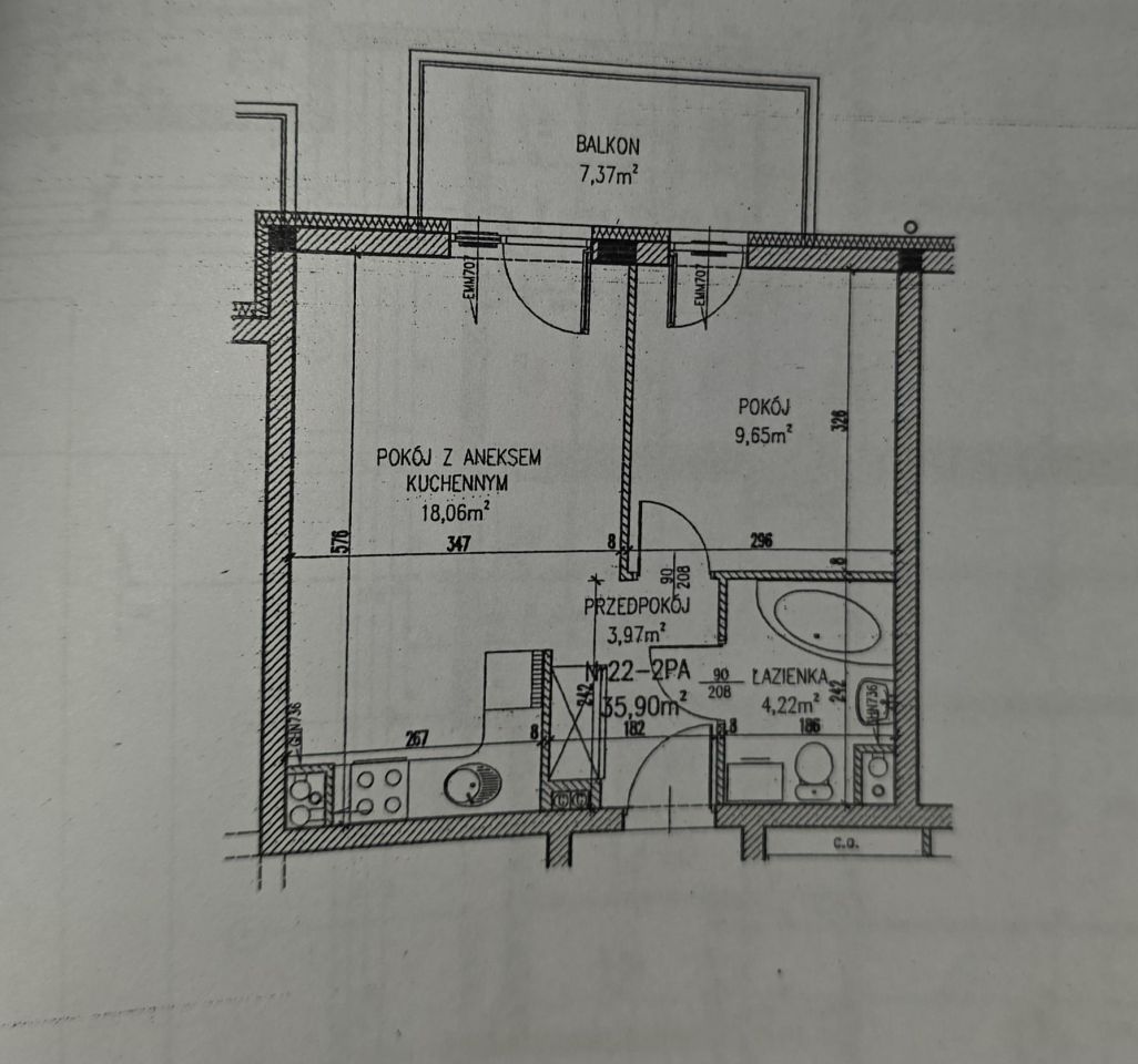 Mieszkanie 2-pokojowe Olsztyn Zatorze, ul. Borowa. Zdjęcie 8