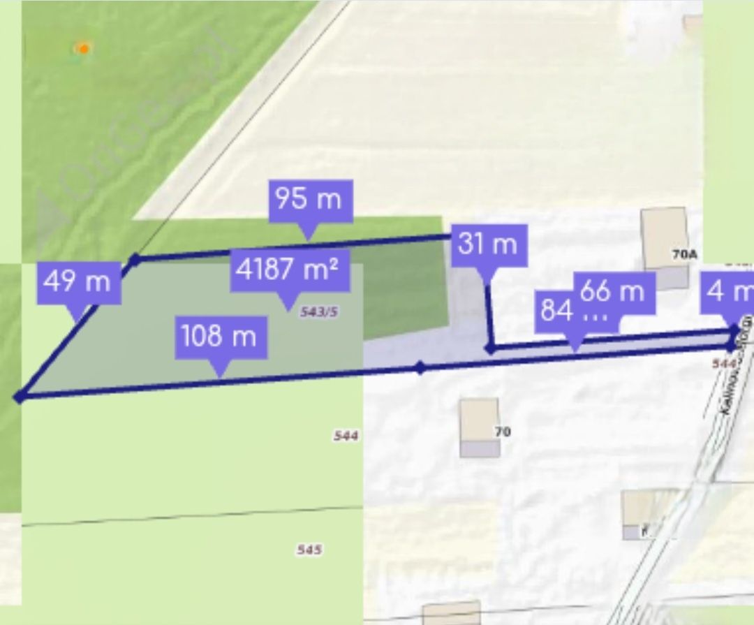 Działka budowlana Kalinowo. Zdjęcie 8