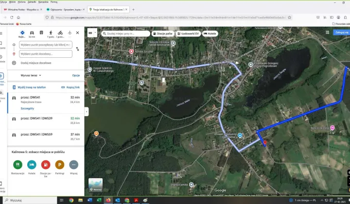 Działka budowlana Skępe, ul. Kalinowa