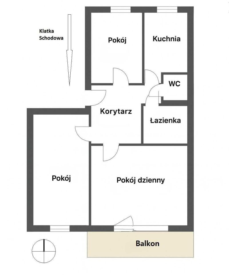 Mieszkanie 3-pokojowe Swarzędz, os. Dąbrowszczaków. Zdjęcie 16