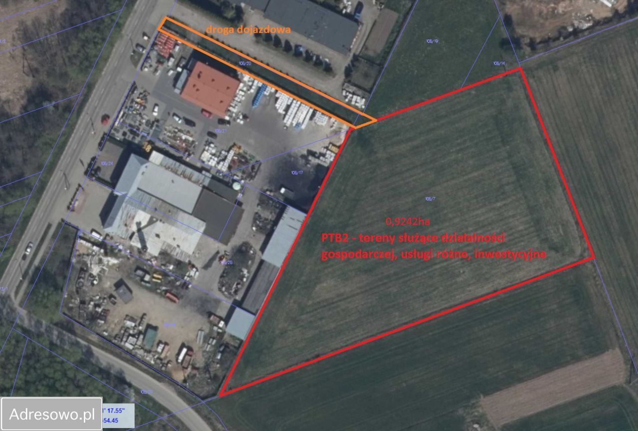 Działka inwestycyjna Dąbrowa Białostocka, ul. 11 Listopada. Zdjęcie 2