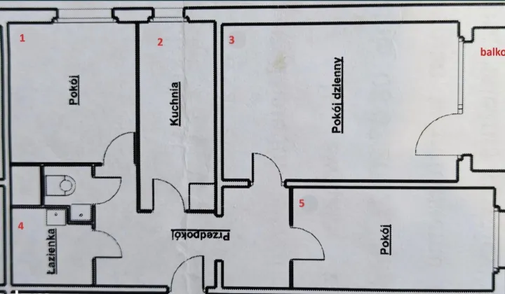Mieszkanie 3-pokojowe Warszawa Mokotów, ul. Egejska