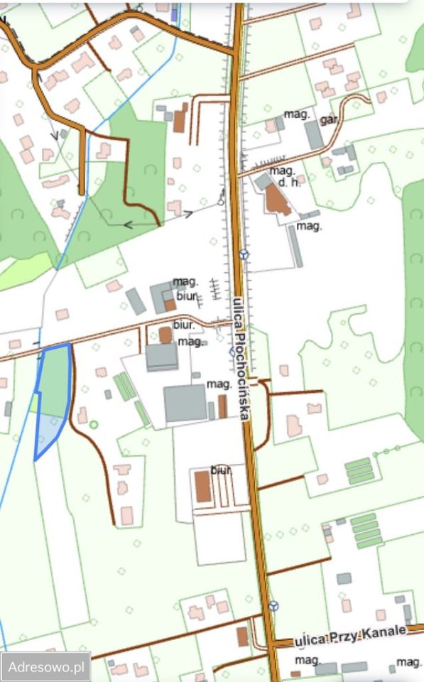 Działka budowlana Warszawa Szamocin, ul. Płochocińska