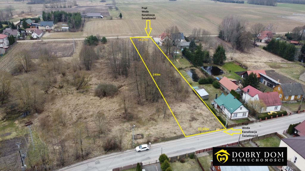 Działka budowlana Czarna Wieś Kościelna