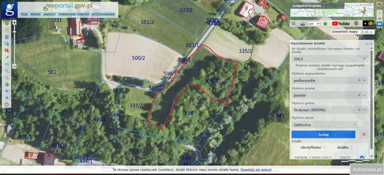 Działka rekreacyjna Jabłonica. Zdjęcie 2