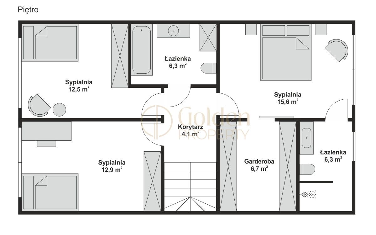 bliźniak, 4 pokoje Straszyn, ul. Merkurego. Zdjęcie 18