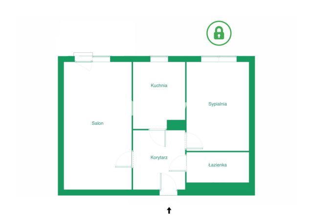 Mieszkanie 2-pokojowe Gdańsk Młyniska, ul. Marynarki Polskiej. Zdjęcie 15