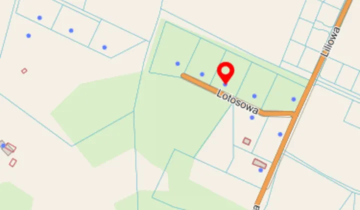 Działka budowlana Sopieszyno, ul. Lotosowa