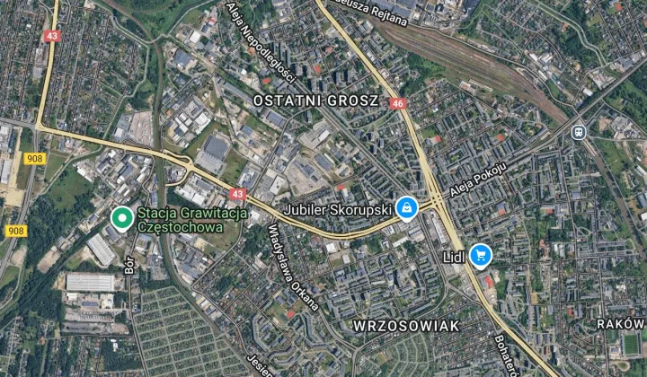 Działka budowlana Częstochowa Ostatni Grosz, ul. Źródlana