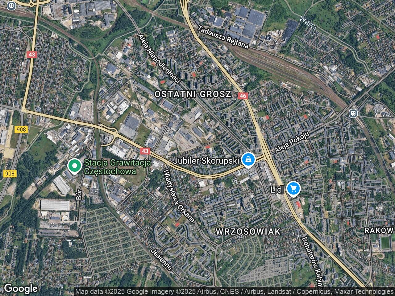 Działka budowlana Częstochowa Ostatni Grosz, ul. Źródlana