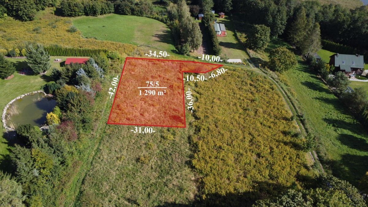 Działka budowlana Dąbrówno, ul. Michała Kajki. Zdjęcie 3