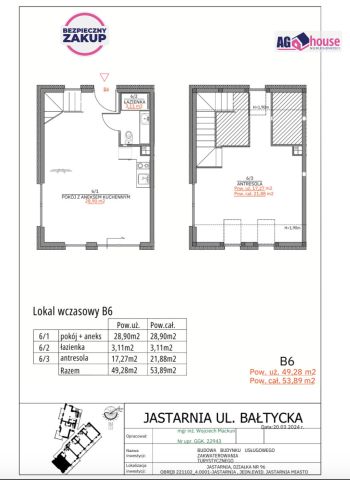 Mieszkanie 3-pokojowe Jastarnia, ul. Bałtycka. Zdjęcie 9