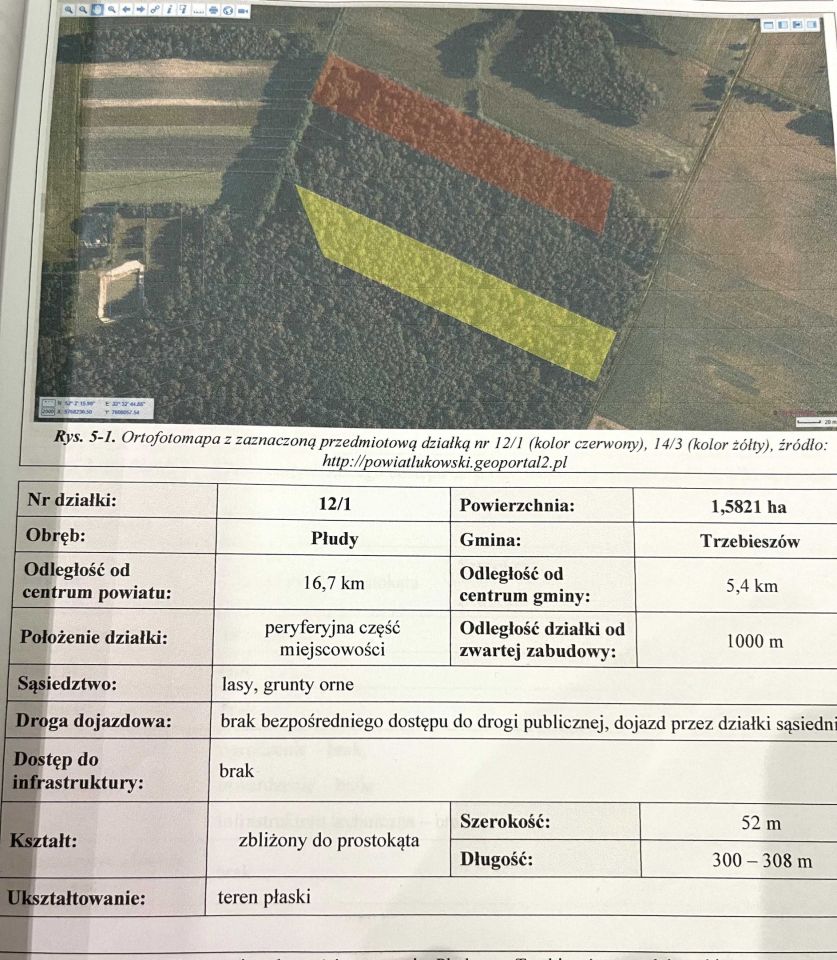 Działka leśna Płudy. Zdjęcie 3